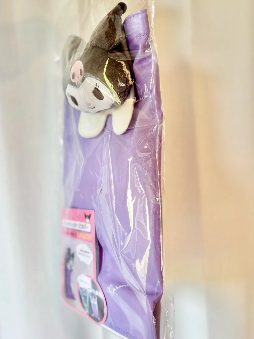Sanrio Kuromi Lavender Car Tissue Holder with Plush Ears